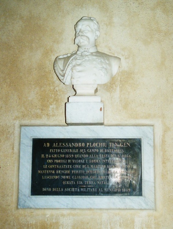 46 - Il Cavourese Alessandro Plochiù (1806-1888), figura importante nel risorgimento italiano