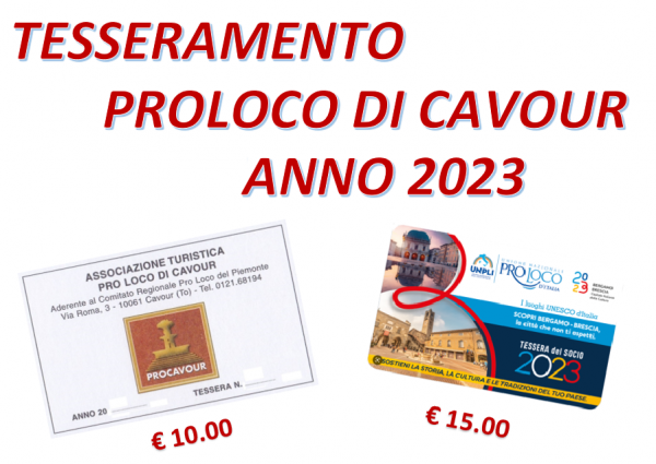 Tesseramento Proloco 2023