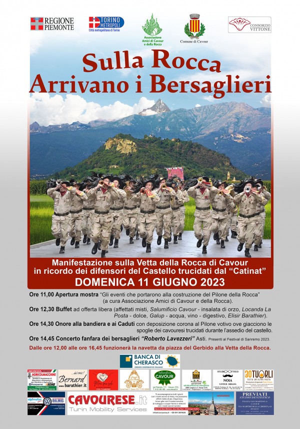 Sulla Rocca arrivano i Bersaglieri