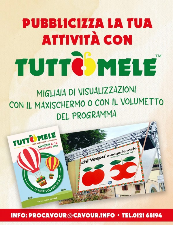 Pubblicizza la tua attività con TUTTOMELE!
