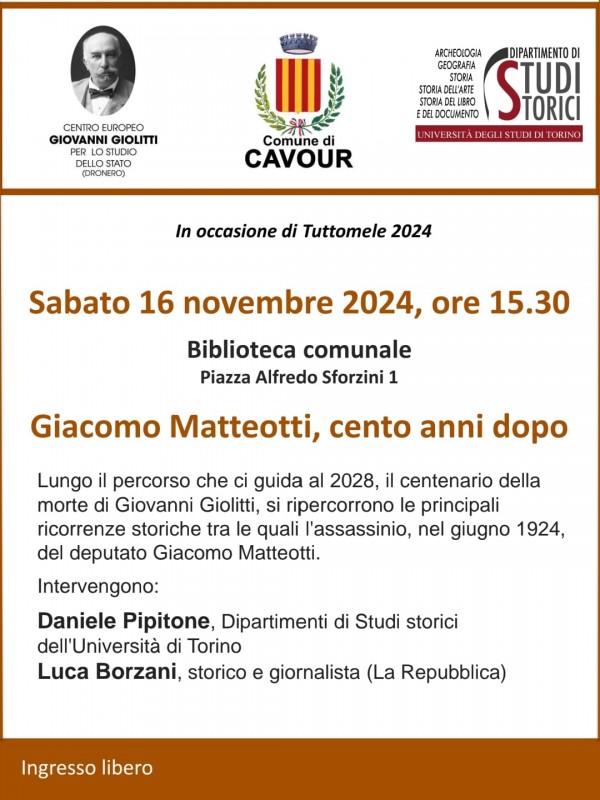 Giacomo Matteotti, cento anni dopo