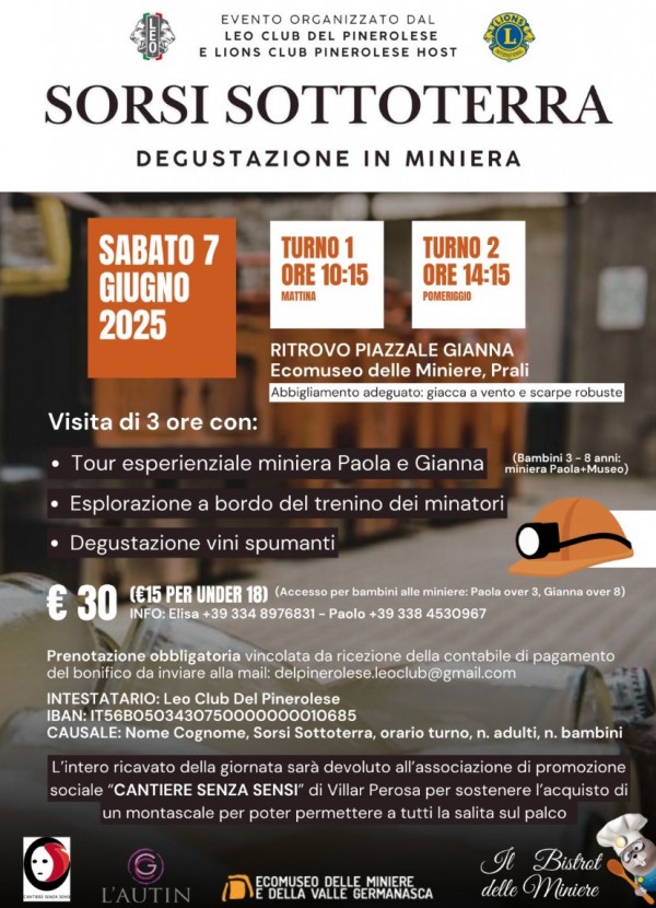 Degustazione in miniera