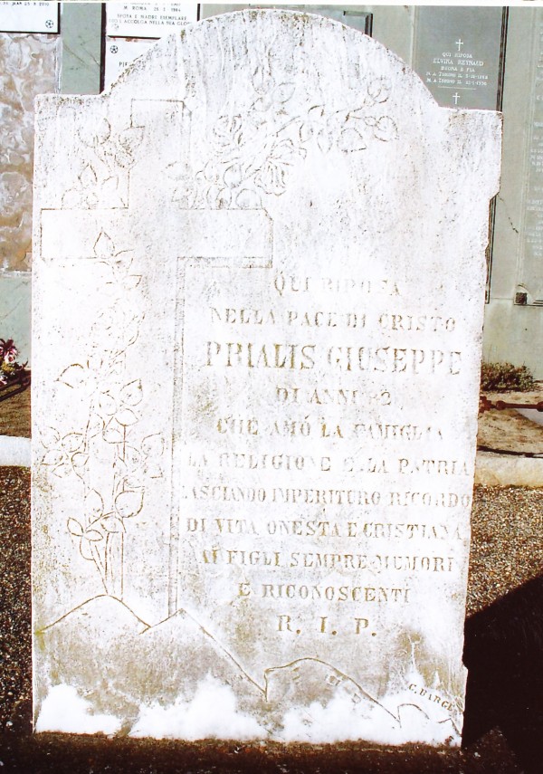 84 - Da Castelfidardo una menzione onorevole per il soldato scelto Prialis Giuseppe di Castellazzo di Cavour