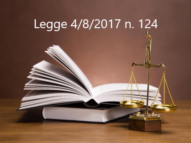 Dichiarazione di cui L. 124/2017